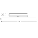 TRADELIKE 40W LED Emergency Batten 4FT CCT