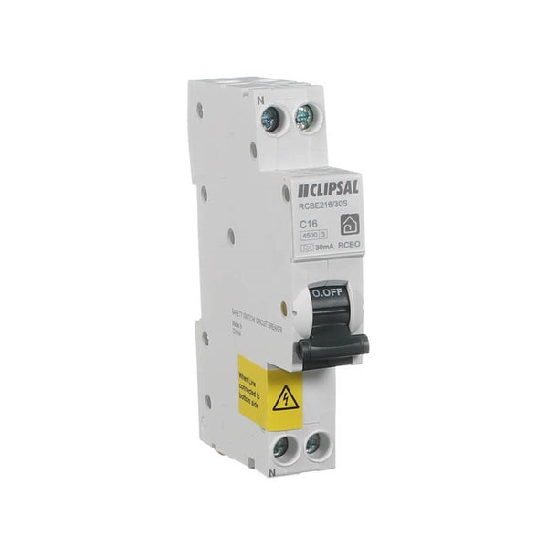 CLIPSAL 1 Pole RCD RCBO 4.5kA – The Electrical Guys